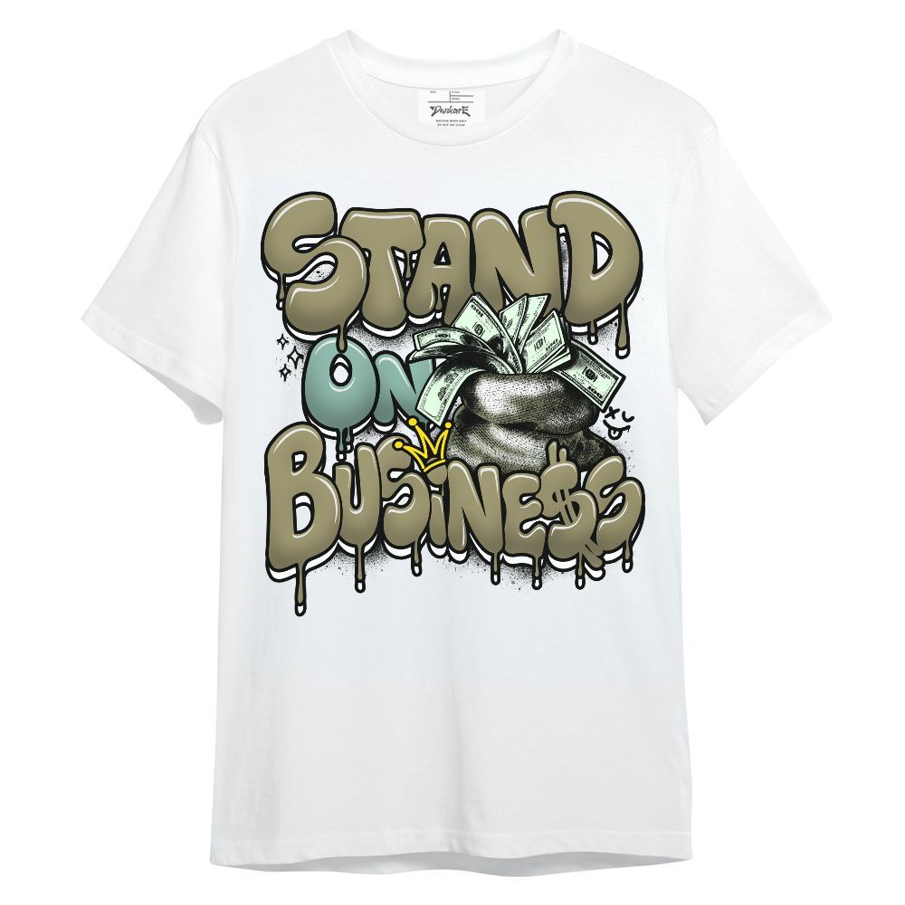 Shirt To Match Dunk Low Suede Olive Aura - Stand Business Unisex Shirt