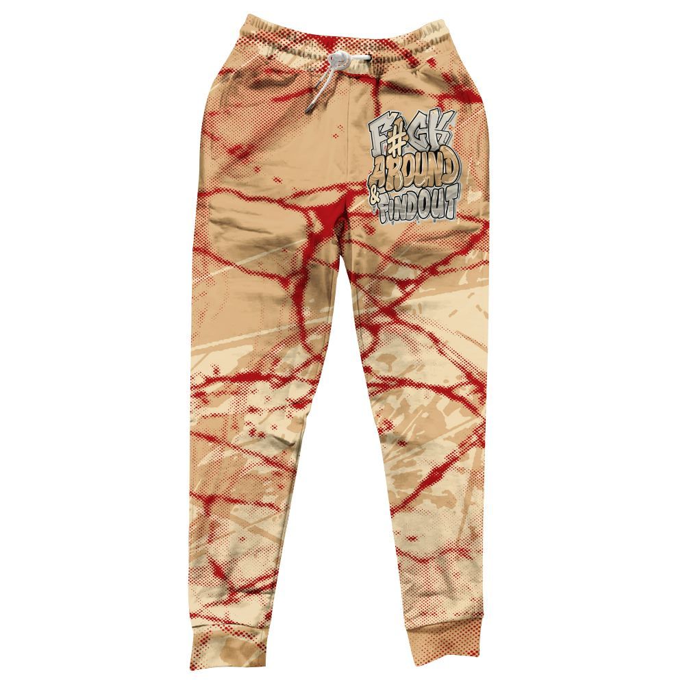 Sweatpant To Match Dunk Low Strawberry Waffle - F Around Find Out Graphic Profound All Over Print