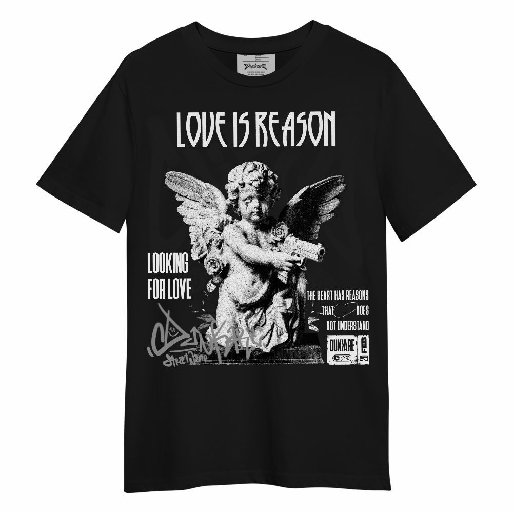 Shirt To Match Black Cat NET 4s - Love Is Reason Unisex Shirt