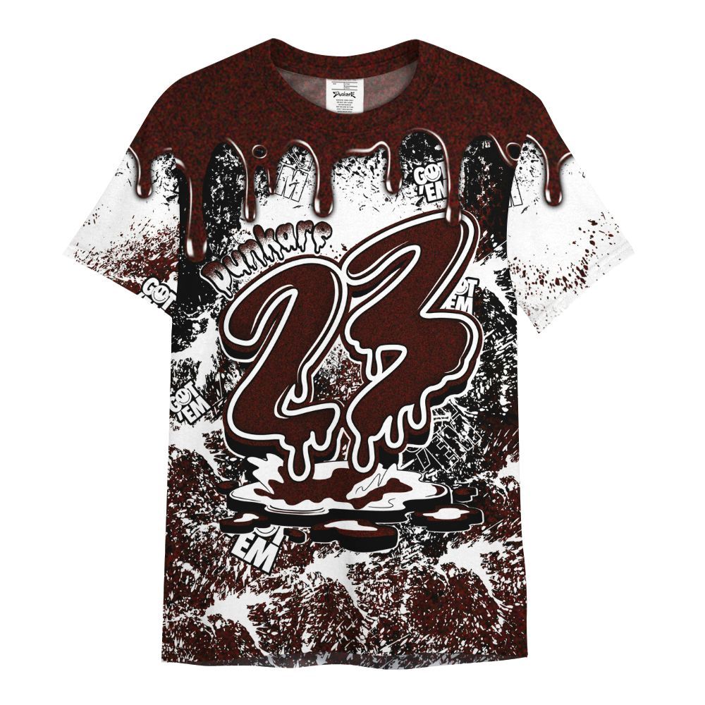 Shirt To Match Air Force 1 Low Halloween Skull 2024 - Dripping 23 Drip All Over Print