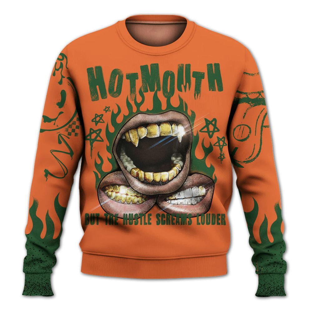 Sweatshirt To Match Low Miami 5s - Mouth Burning Street Style All Over Print