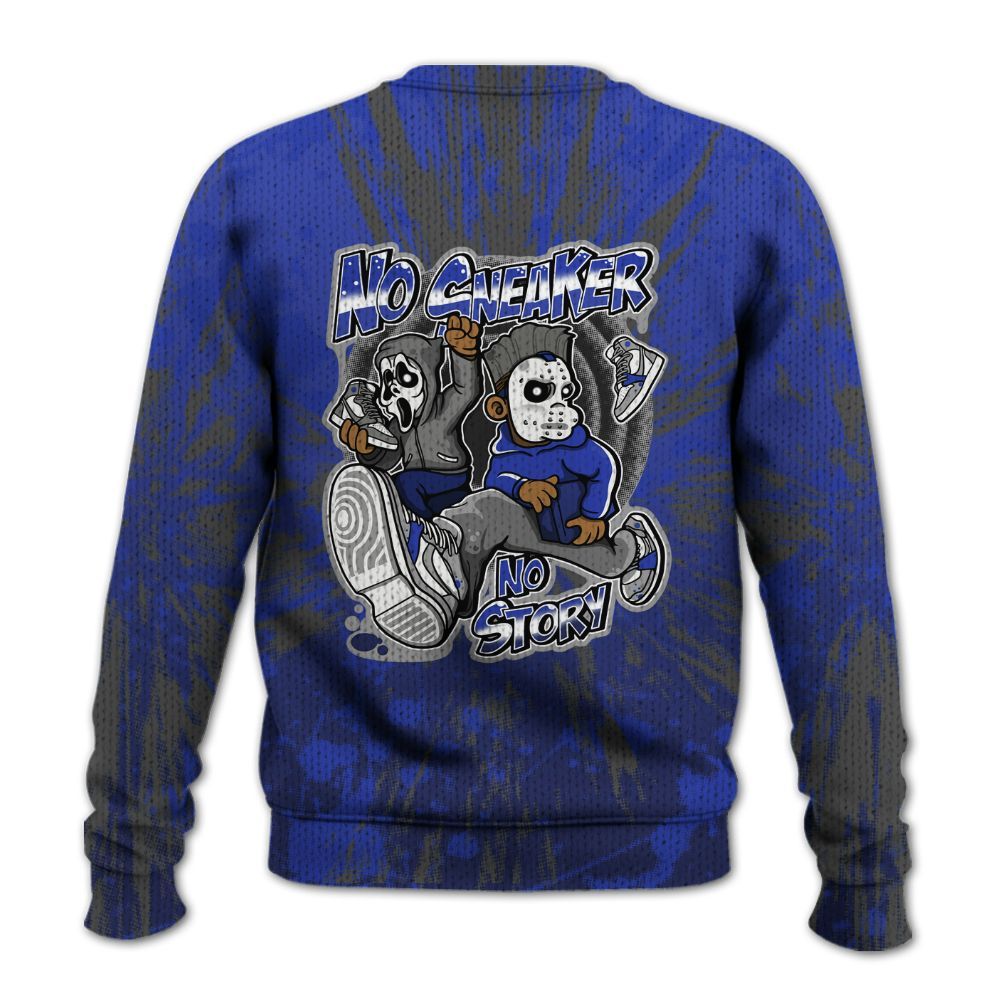 Knitted Sweater To Match Air Max Plus Black Racer Blue - Sneakers Make Story Graphic Luxury