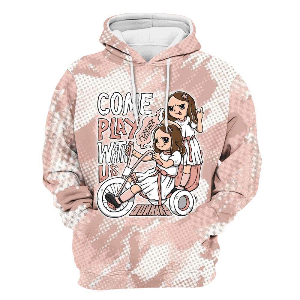 Hoodie To Match Low Legend Pink 11s - Come Hangout Halloween Abstract Halftone All Over Print