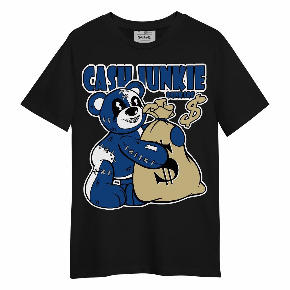 Shirt To Match Air Ship Royal Blue - Cashs Junkie Bear Unisex Shirt
