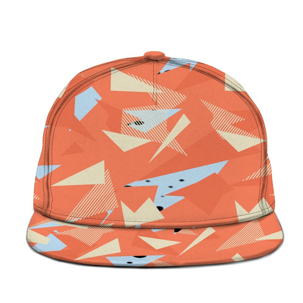 Snapback To Match DJ Khaled Crimson Bliss 5s - Geometric Abstract Graphic