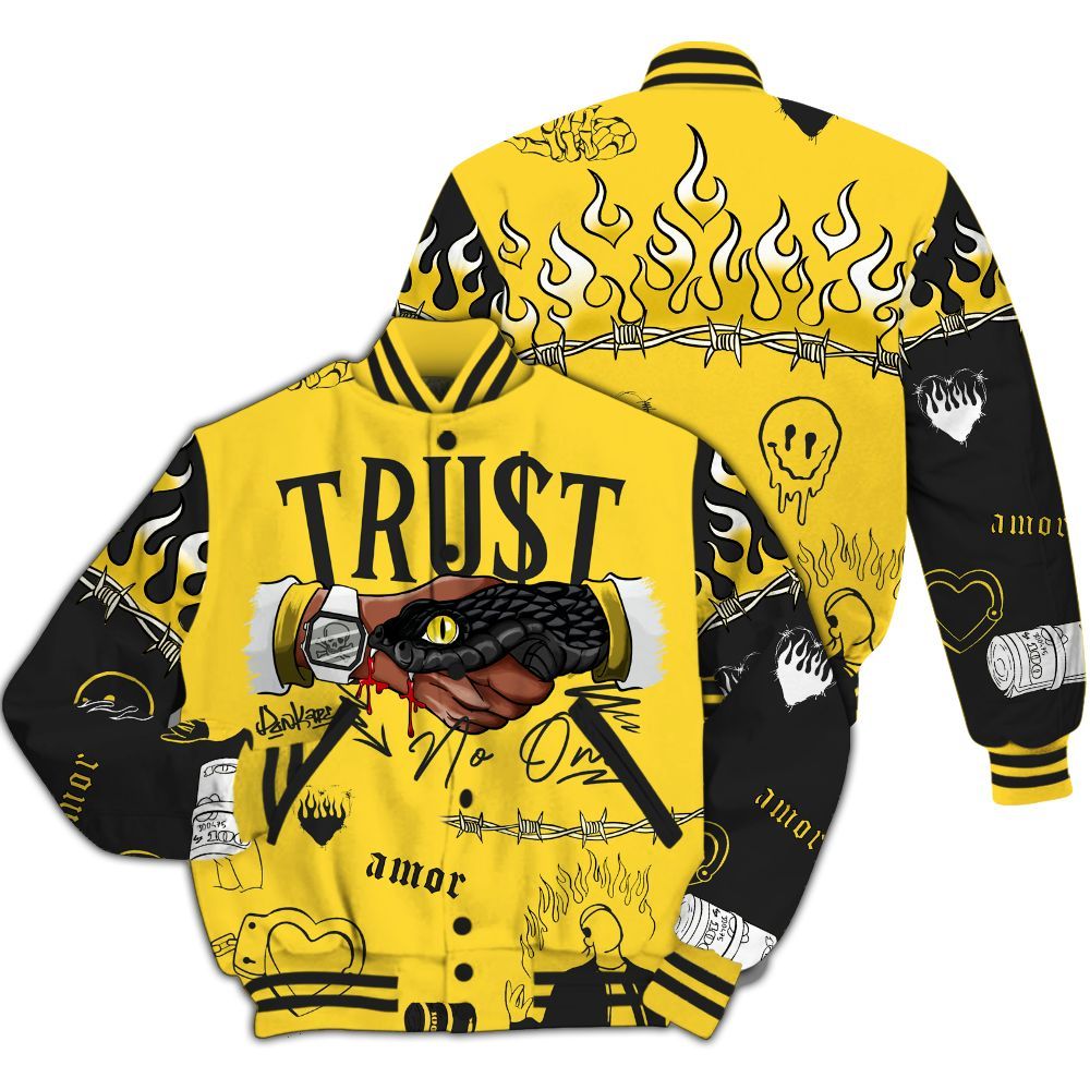 Varsity Jacket To Match Mid New Love 2025 1s - Snake Trust No One All Over Print