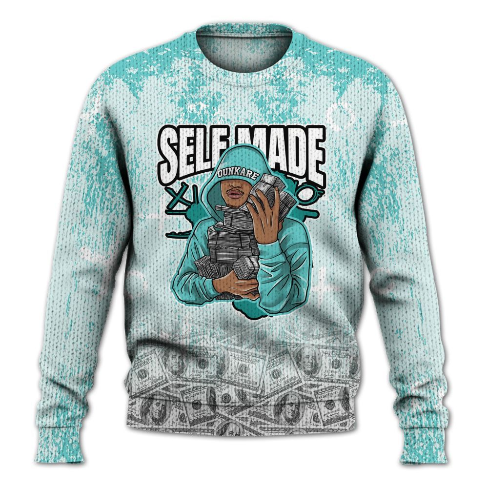 Sweater To Match KD 4 Easter Mint Candy - Selfmade Unique Grunge Graphic