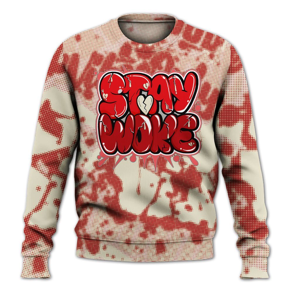 Sweatshirt To Match Cement Grey 3s - Stay And Woken Street All Over Print