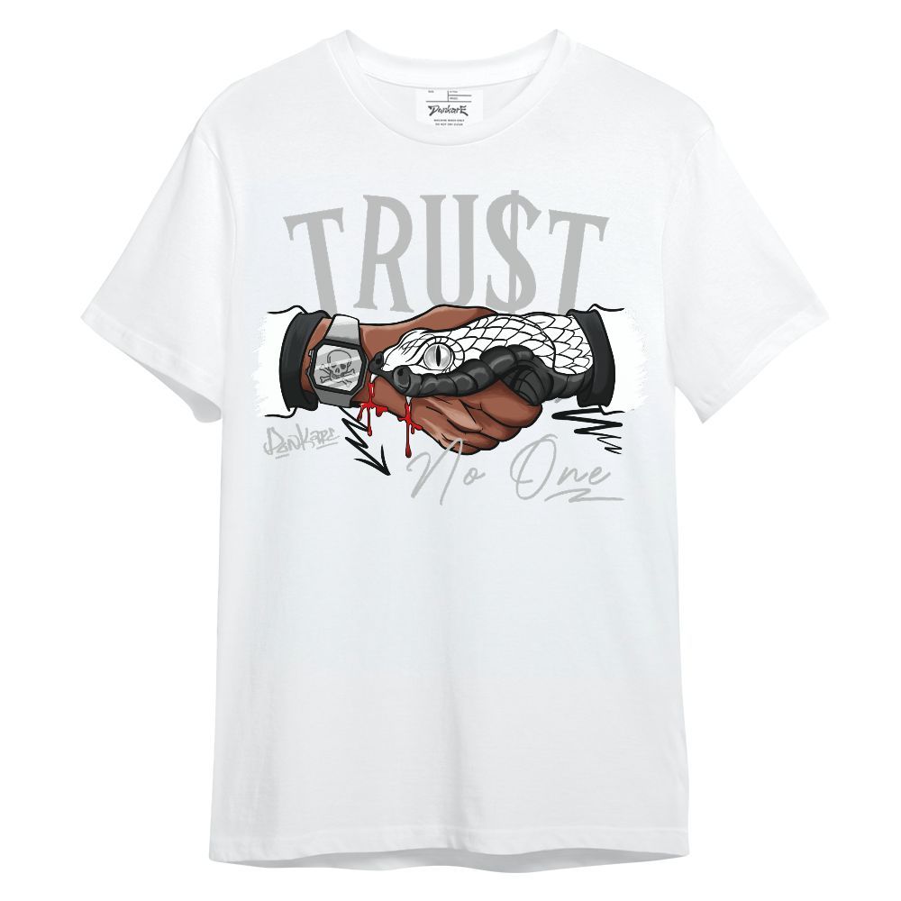 Shirt To Match Low 85 Metallic Black 1s - Snake Trust No One Unisex Shirt