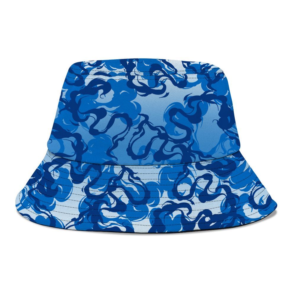 Bucket Hat To Match Blueberry 12s - Color Smoke Graphic