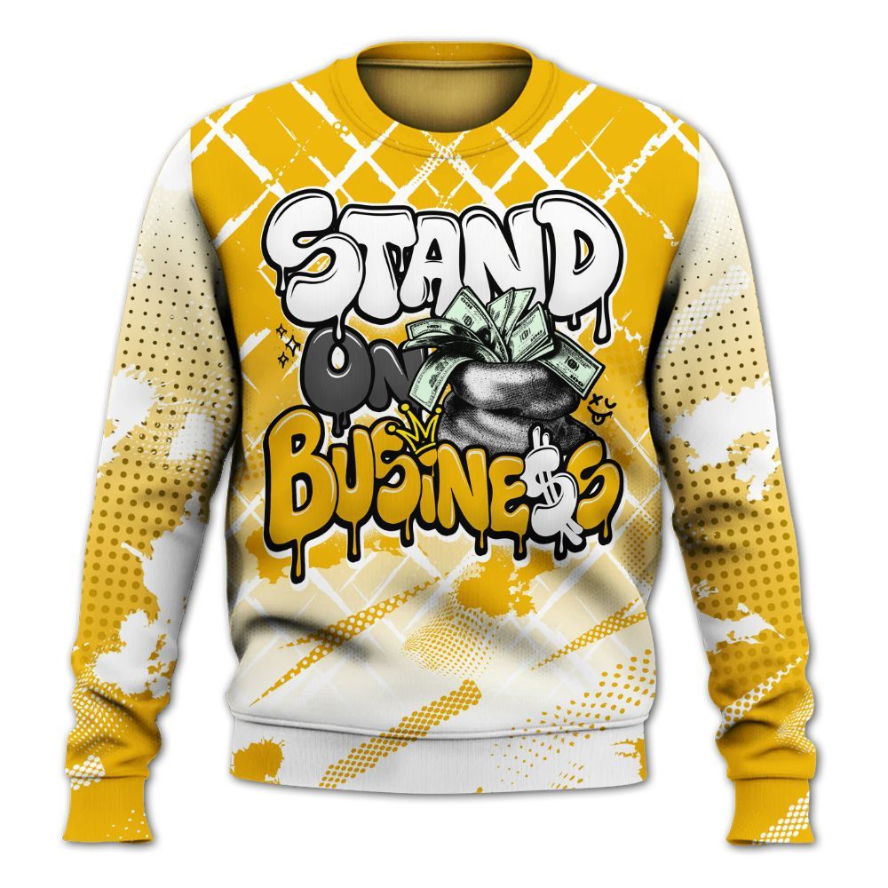 Sweatshirt To Match Del Sol 13s - Halftone Stand Business Dripping All Over Print