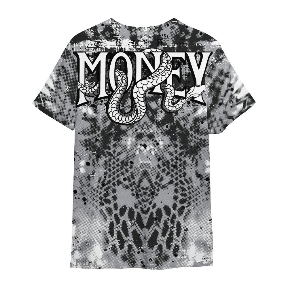 Shirt To Match White Cement 4s - Snake Move In Silence All Over Print