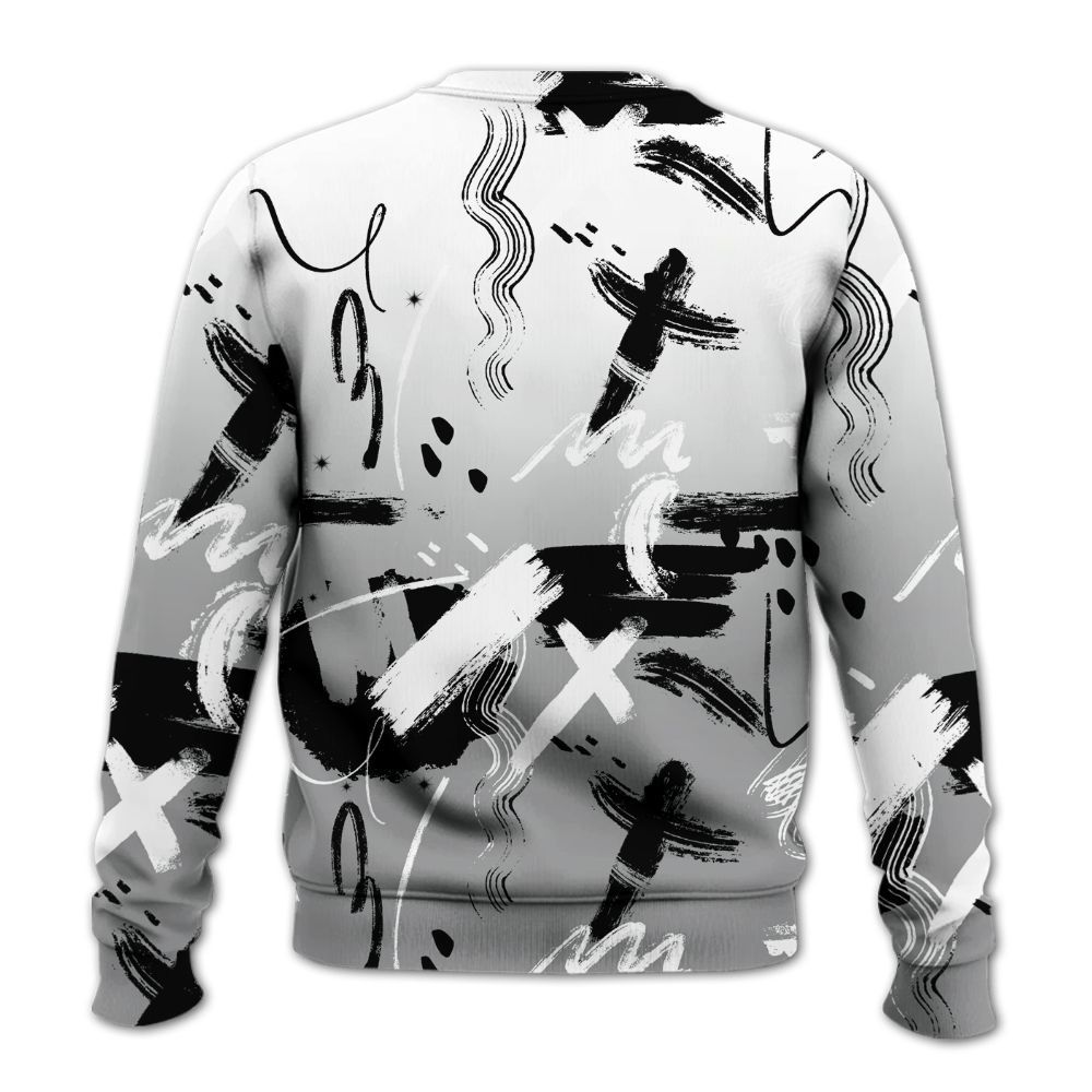Sweatshirt To Match Retro Stealth 12s - Money Hustle Grind Pray All Over Print