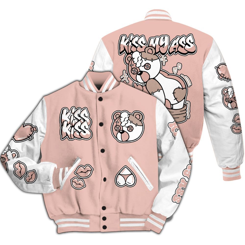 Varsity Jacket To Match Dunk Low Pink Velvet - Kiss My Hugz All Over Print