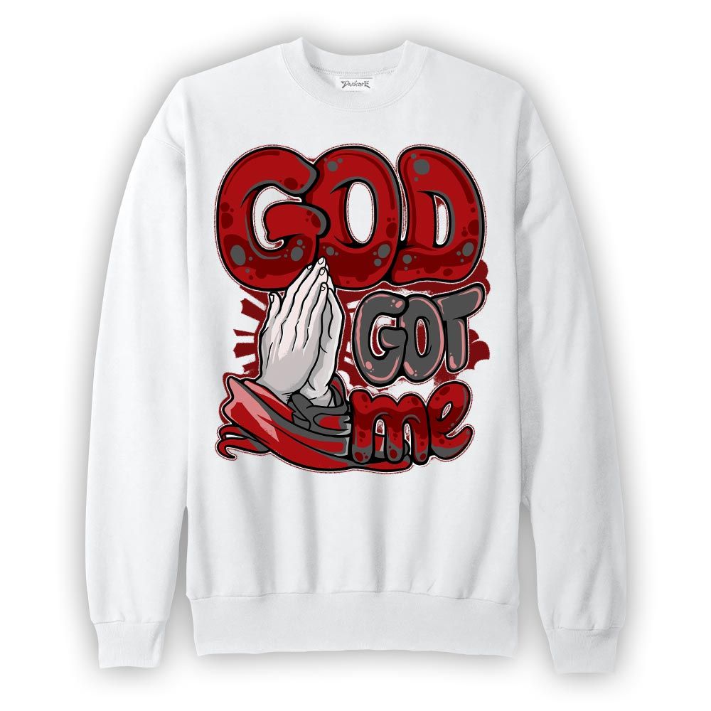 Sweatshirt To match Red Taxi 12s Sweatshirt - God's Gotten Graphic Graphic