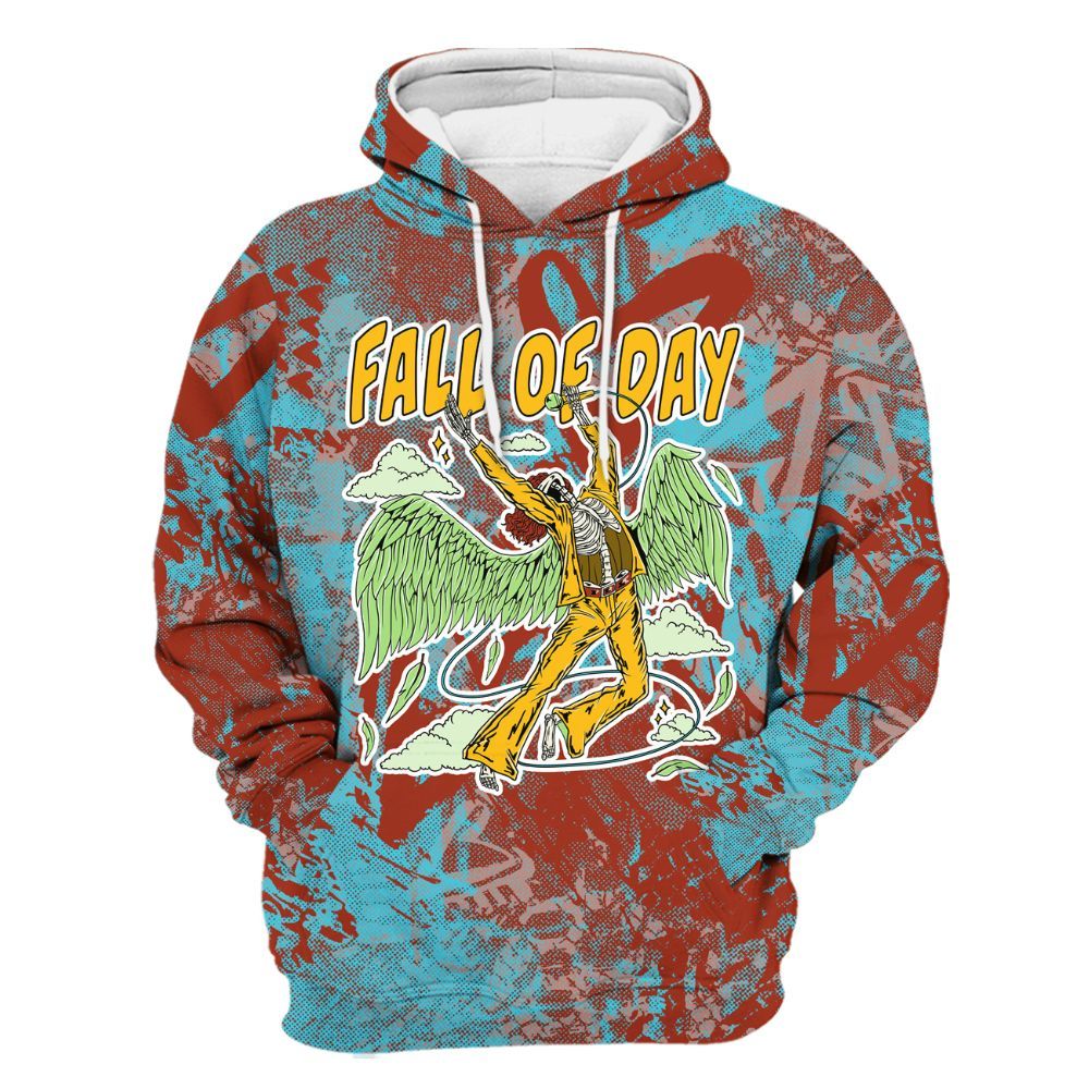 Hoodie To Match SB Dunk Di'Orr Greenwood - Fall Of Days Skeleton Heart All Over Print