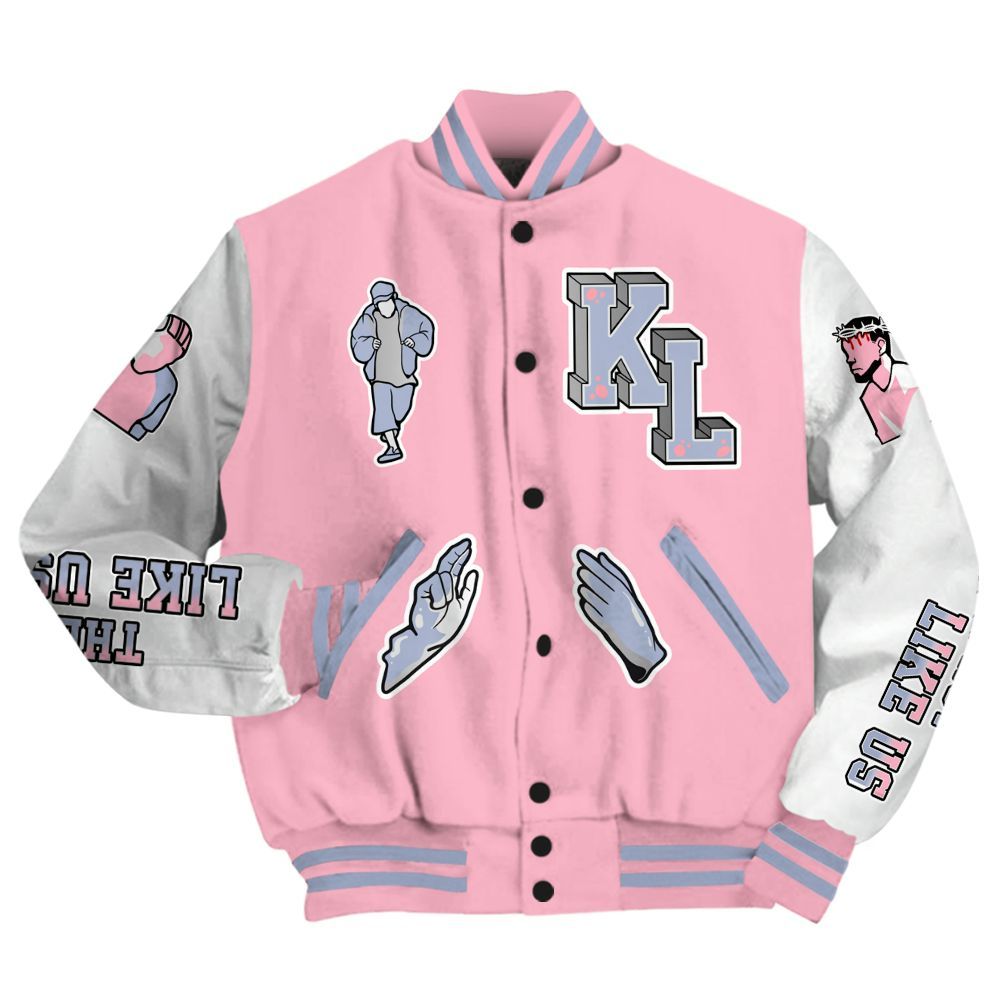 Varsity Jacket To Match Retro 35th Anniversary 5s - Dislike Us Graphic All Over Print