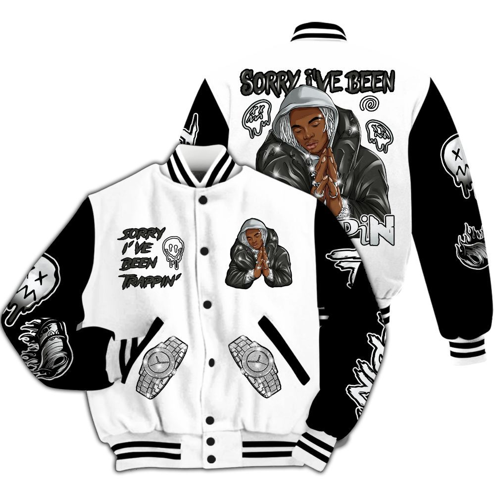 Varsity Jacket To Match Kobe 9 Elite Protro Halo - Trappin' Unique All Over Print