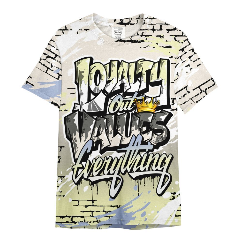 Shirt To Match Luminous Green 5s - Halftone Stand Business Dripping All Over Print