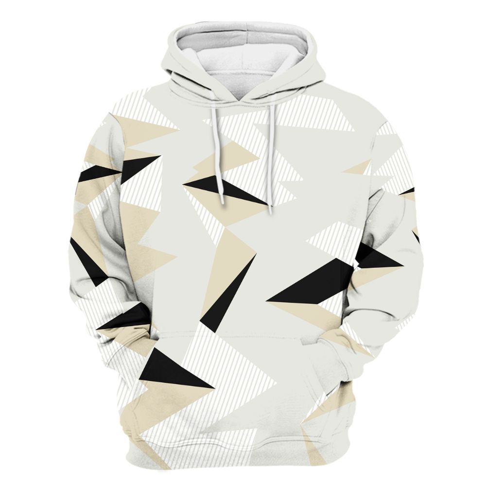 Hoodie To Match Grand Finale 11s Shirt, Geometric Camouflage Pattern All Over Print