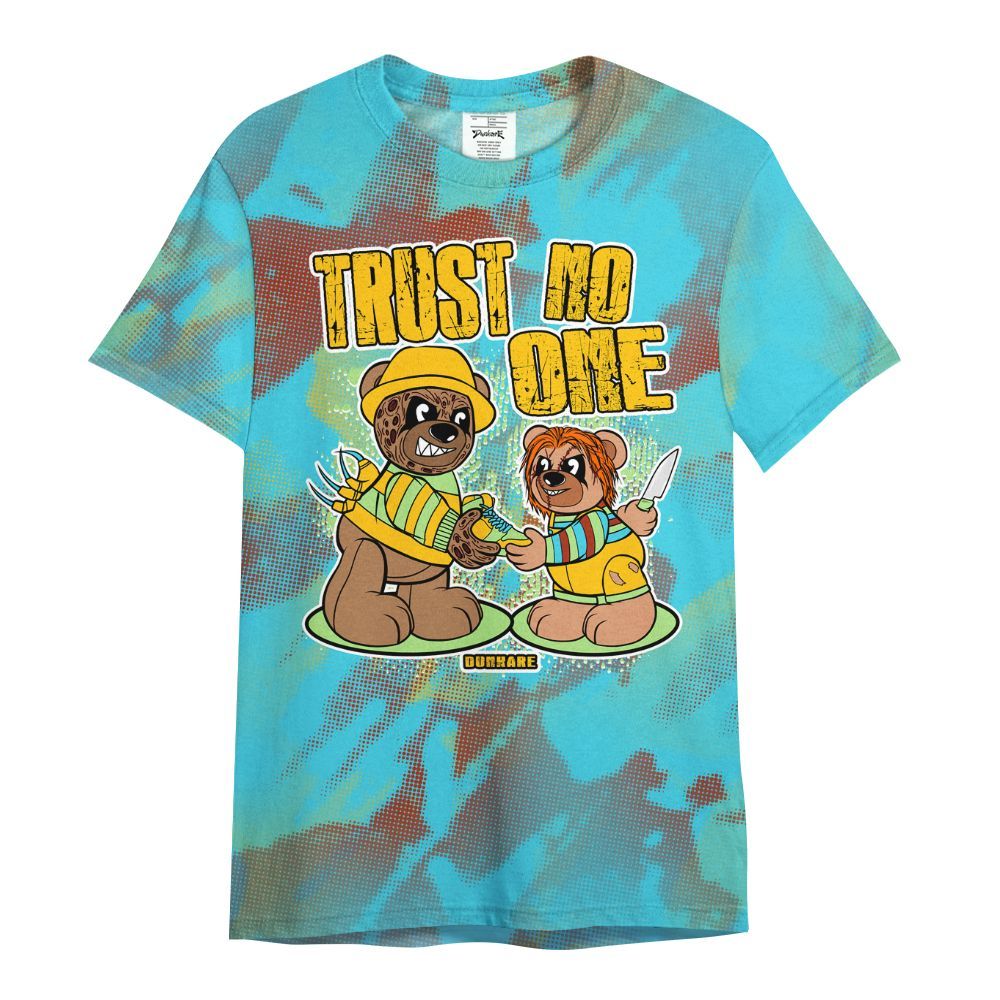 Shirt To Match SB Dunk Di'Orr Greenwood - Trust No One Bear Abstract Halftone All Over Print