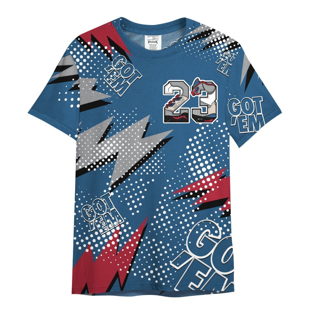 Shirt To Match Rare Air 3s - Custom Name Number 23 5s All Over Print