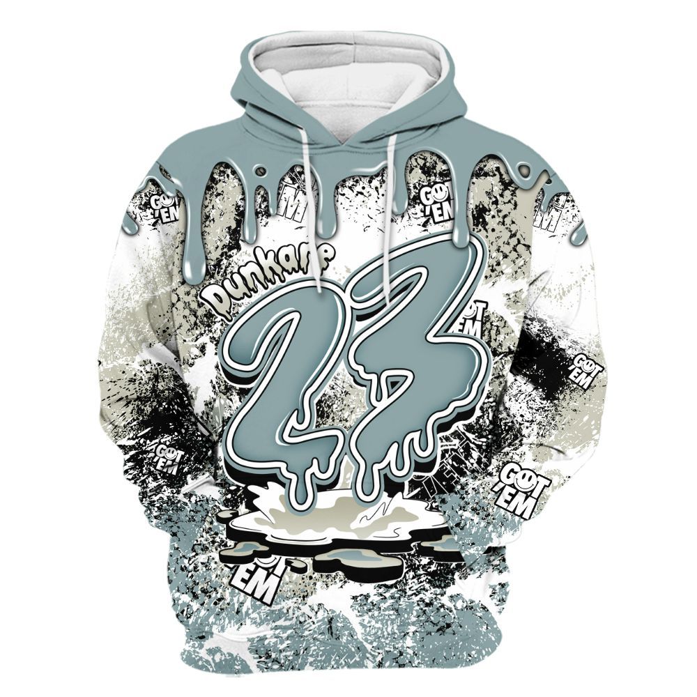 Hoodie To Match AMM Low 17s - Dripping 23 Drip All Over Print