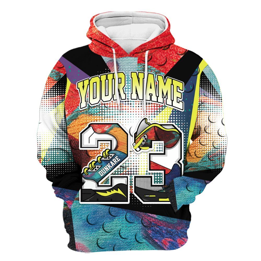 Hoodie To Match Kobe 8 What The - Poly Custom Name Number 23 5s All Over Print