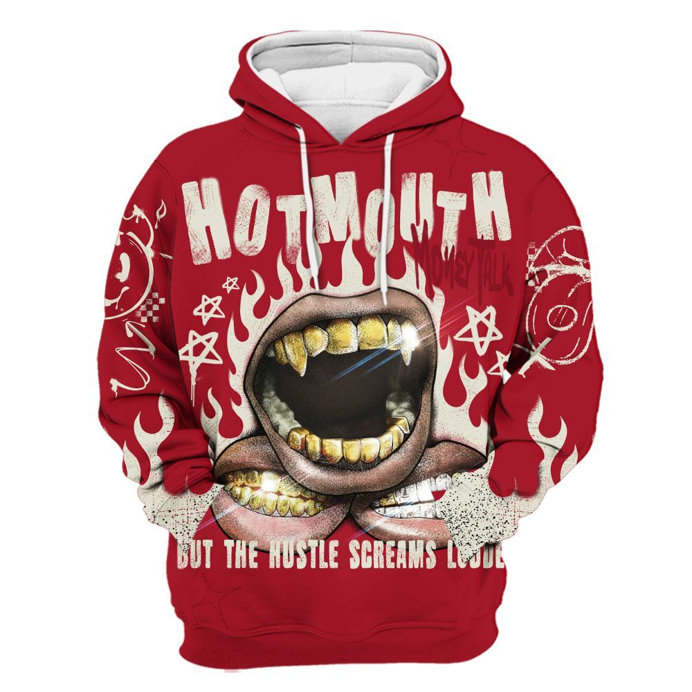 Hoodie To Match 2025 High OG Cinnabar 1s - Mouth Burning Street Style All Over Print