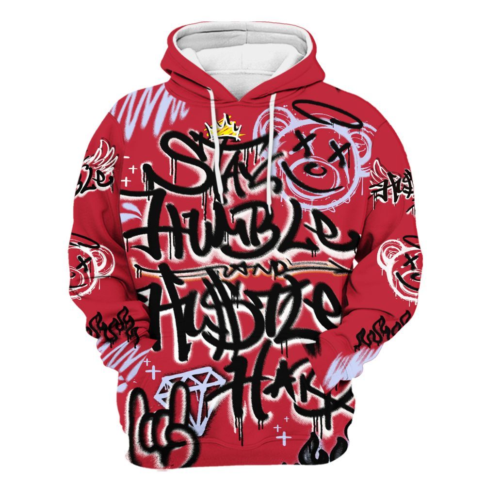 Hoodie To Match Toro Bravo 6s - Humble Drip Streetwear Graffity All Over Print