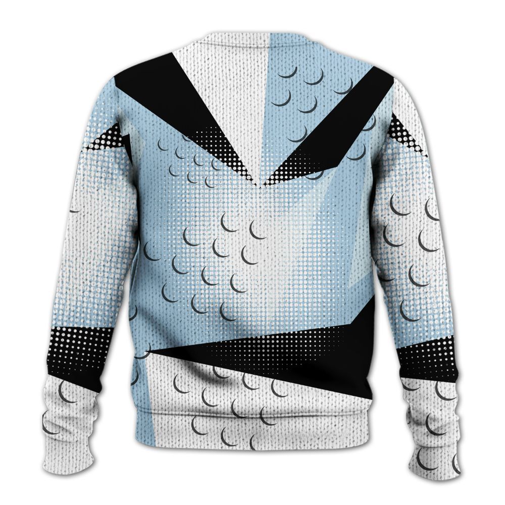 Sweater To Match Foamposite One Psychic Blue - Custom Name 23 5s Graphic