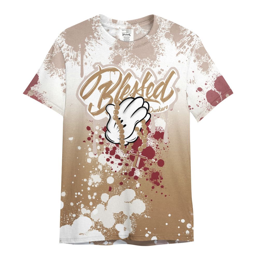 Shirt To Match Kobe 4 Gold Medal - God Blessed Ink Drip All Over Print