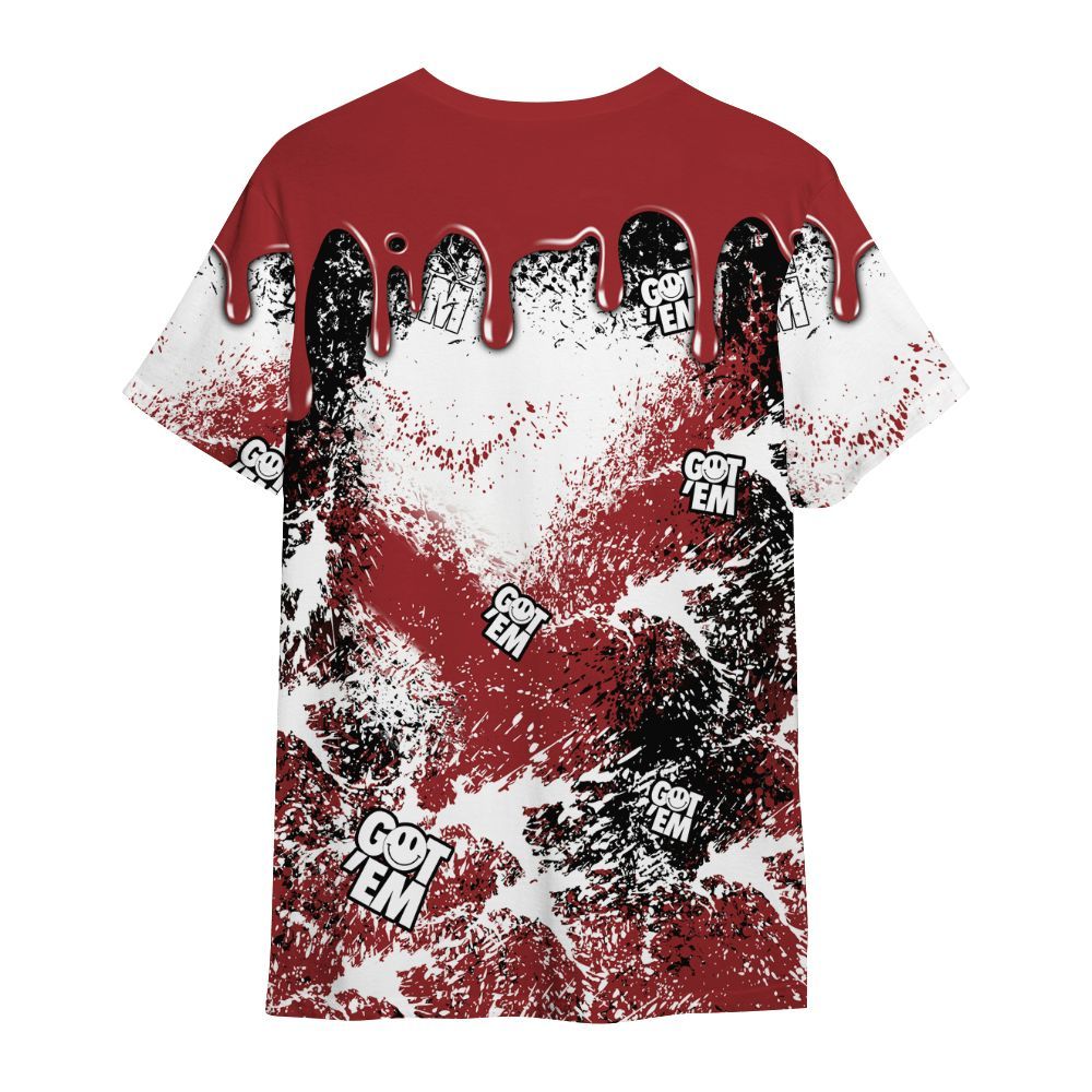 Shirt To Match Alternate Flu Game 12s - Dripping 23 Drip All Over Print