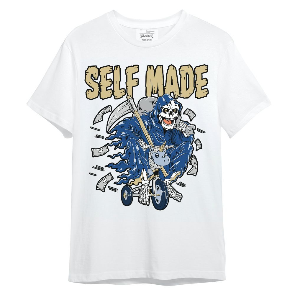 Shirt To Match Air Ship Royal Blue - Self Make Skeleton Unisex Shirt