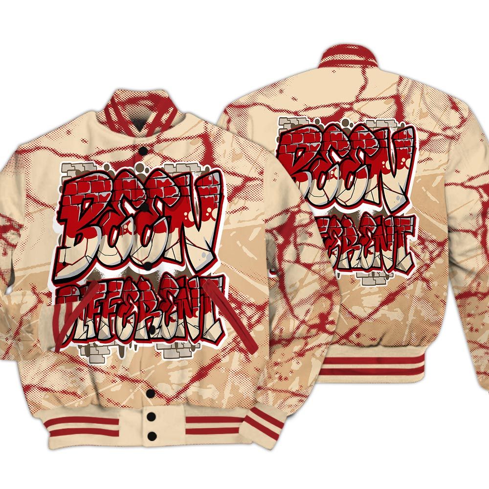 Varsity Jacket To Match Dunk Low Strawberry Waffle - To Different Profound Graphic Varsity Jacket Unisex