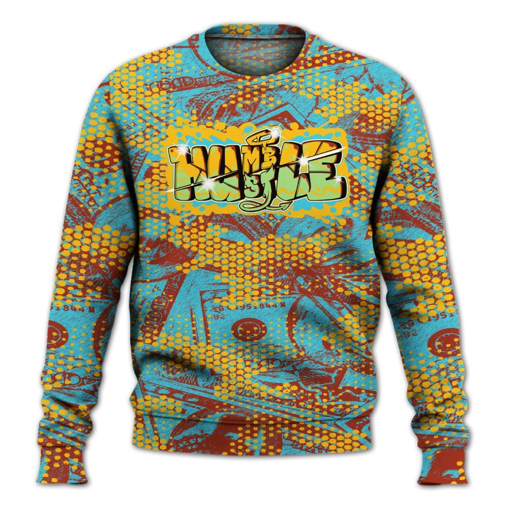Sweatshirt To Match SB Dunk Di'Orr Greenwood - Humbled Hustles Graphic Banknotes All Over Print