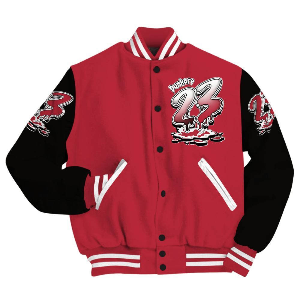 Varsity Jacket To Match Space Jam OG 2026 9s - Custom Name 23 Drip All Over Print