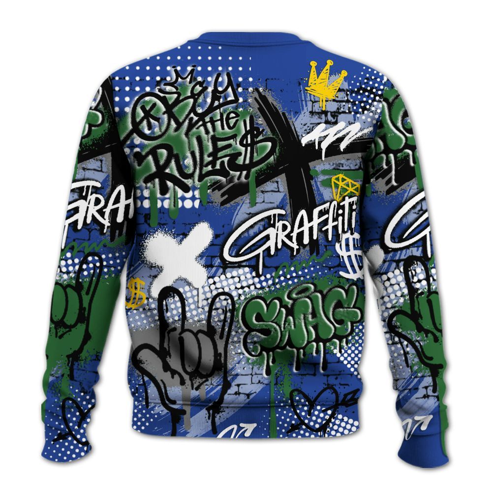Sweatshirt To Match Dunk Low Tennis Classic - True It Real Graffiti Streetwear All Over Print