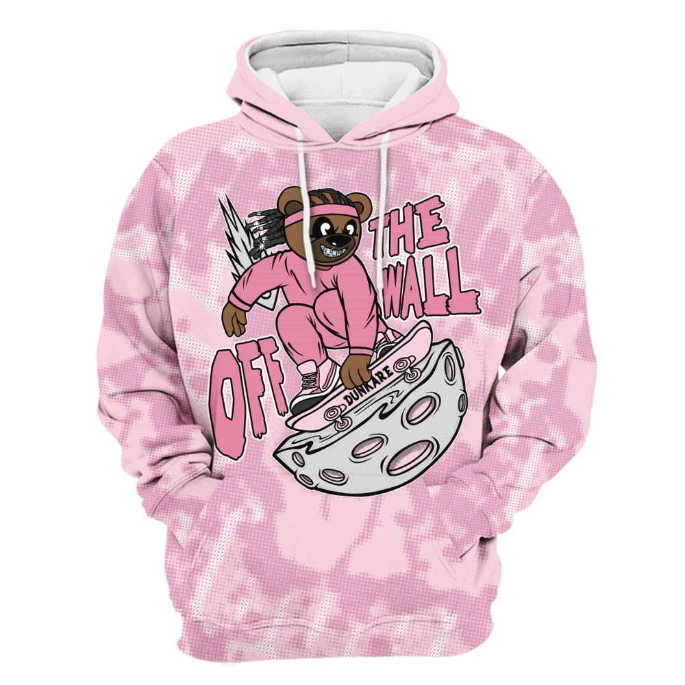 Hoodie To Match Orchid 4s - Quirky Bear Street All Over Print