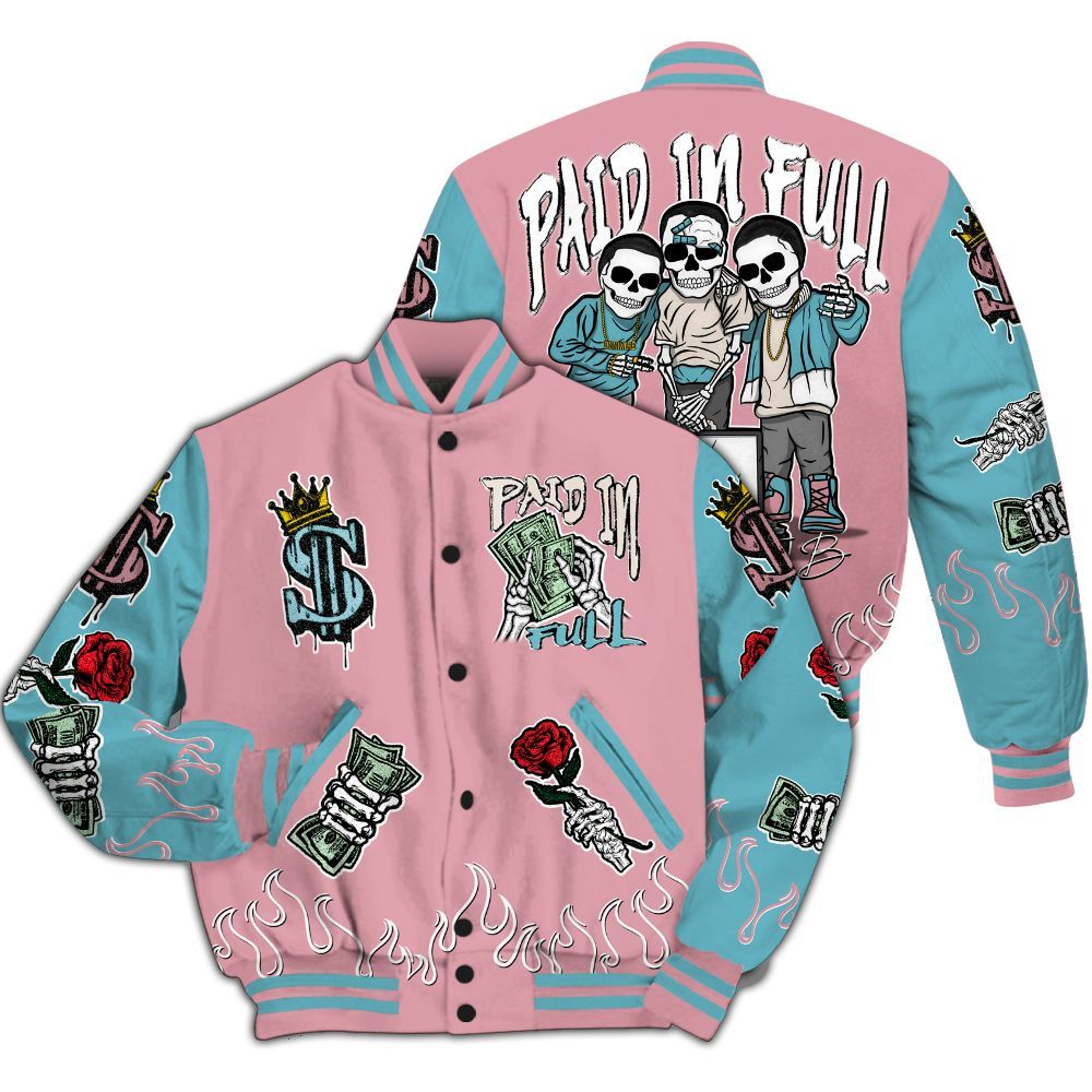 Varsity Jacket To Match Doernbecher 6s - Everybody Paid In All Over Print