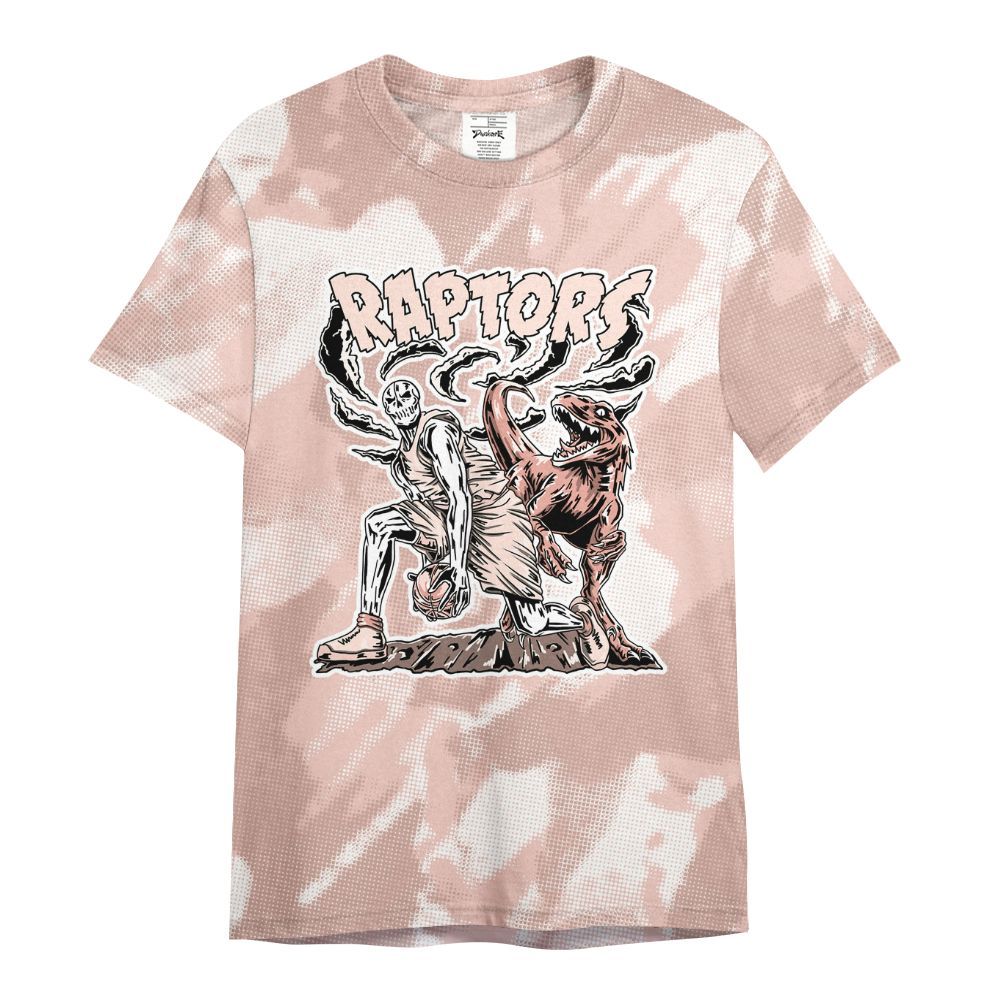 Shirt To Match Low Legend Pink 11s - Raptors Skeleton Abstract Halftone All Over Print