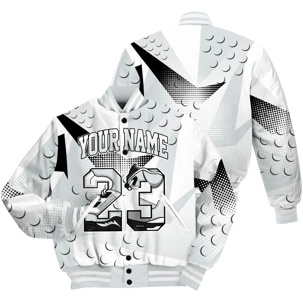 Varsity Jacket To Match Kobe 9 EM Protro Halo Shirt, Poly Custom Name Number 23 5s All Over Print