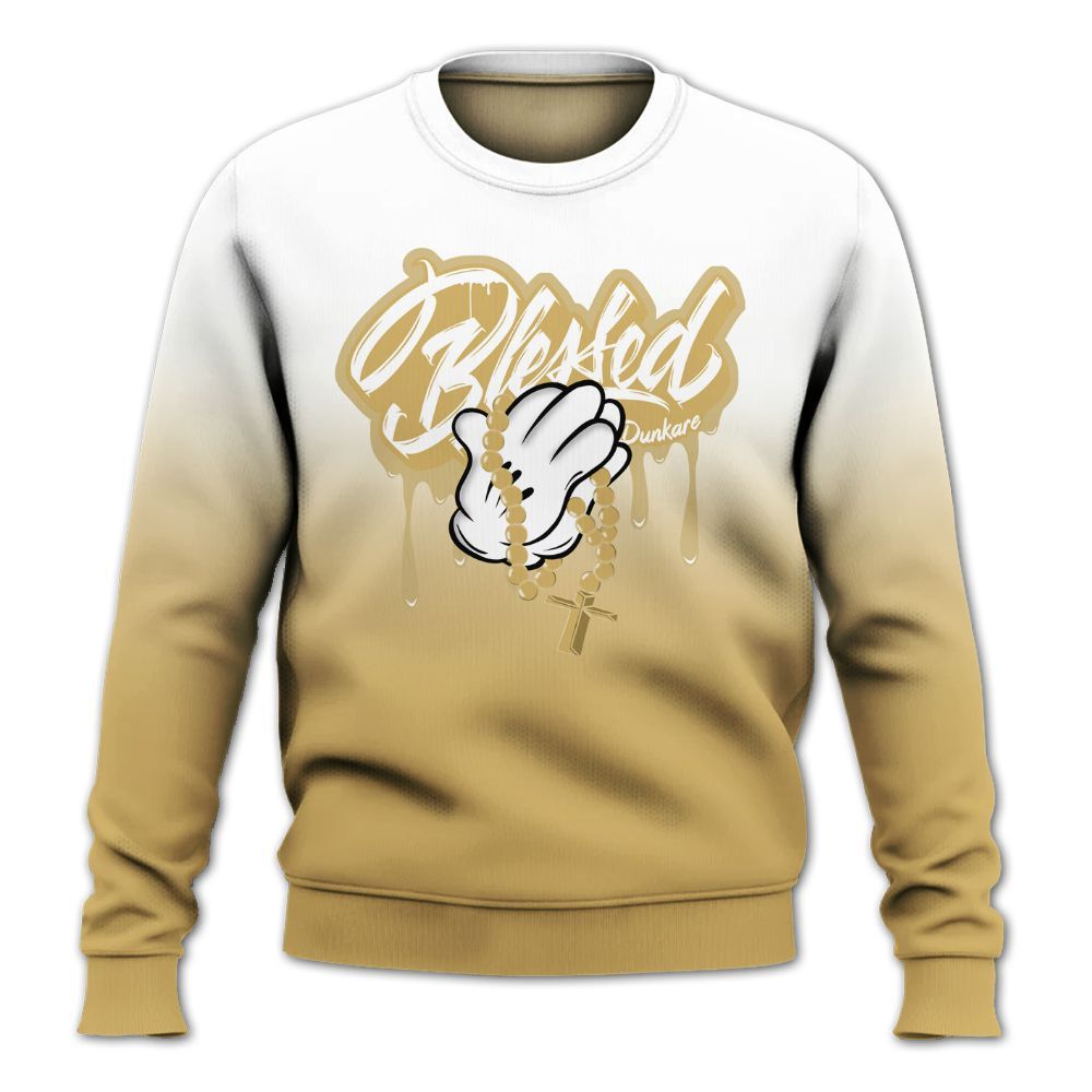 Sweatshirt To Match Craft Paris 6s - God Blessed Drip All Over Print