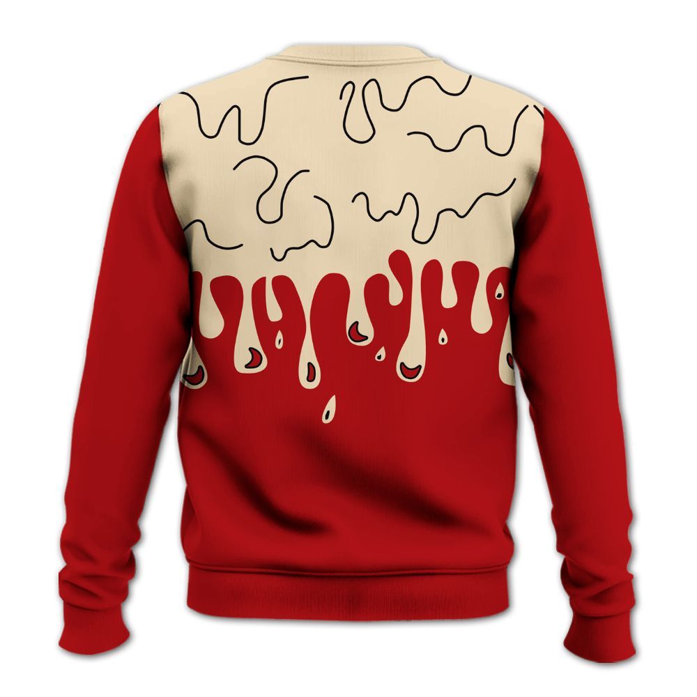 Sweatshirt To Match Dunk Low Strawberry Waffle - Got Em Dripping All Over Print