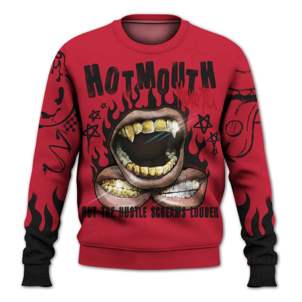Sweatshirt To Match Toro Bravo 6s - Mouth Burning Street Style All Over Print