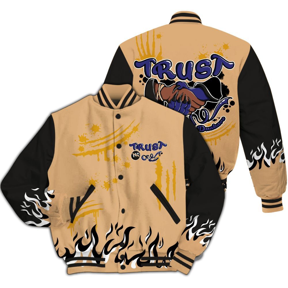 Varsity Jacket To Match SE Afrobeats 7s - Graphic Trust No One All Over Print