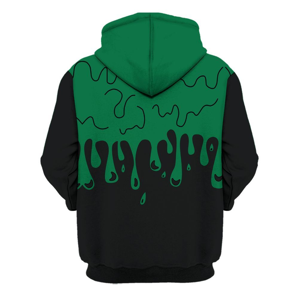 Hoodie To Match Pine Green 3s - Snake Trust No One Drip All Over Print