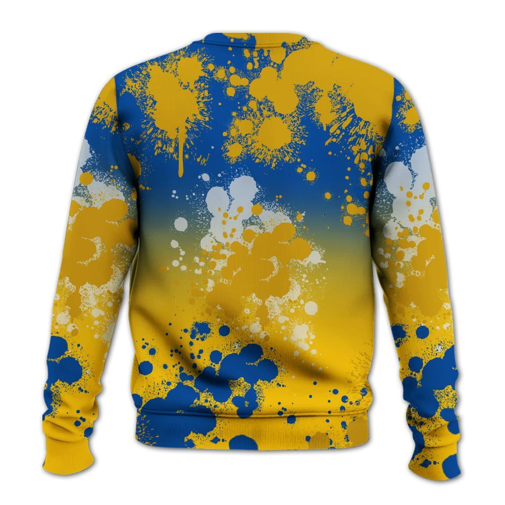 Sweatshirt To Match High Laney 1s - God Blessed Ink Drip All Over Print