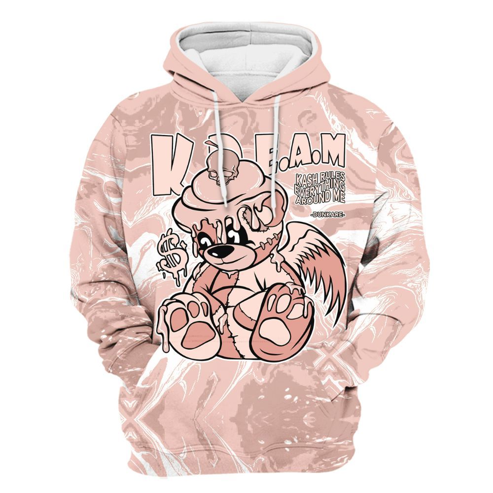 Hoodie To Match Low Legend Pink 11s - Loot Bear Liquid All Over Print