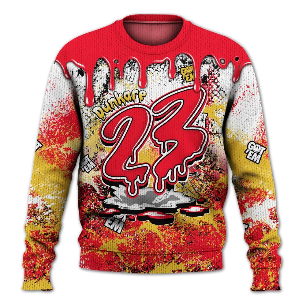 Knitted Sweater To Match KD 18 Air Bakin - Dripping 23 Drip